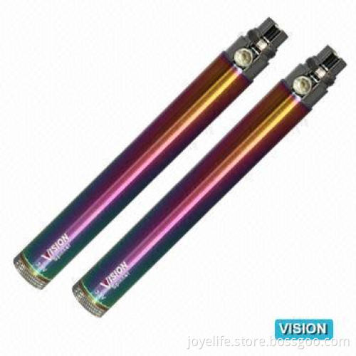Popular variable voltage 3.2-4.8V, rainbow vision spinner battery in US and EU market